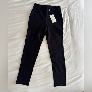 Something navy black cropped ponte leggings - thick perfect for winter